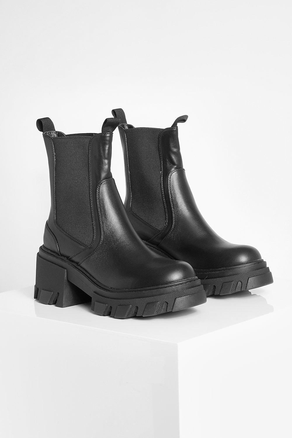 Boohoo black hotsell chelsea boots