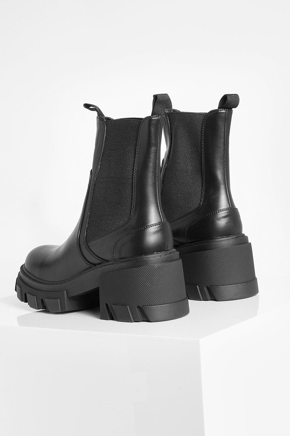 Boohoo flat chelsea boot online