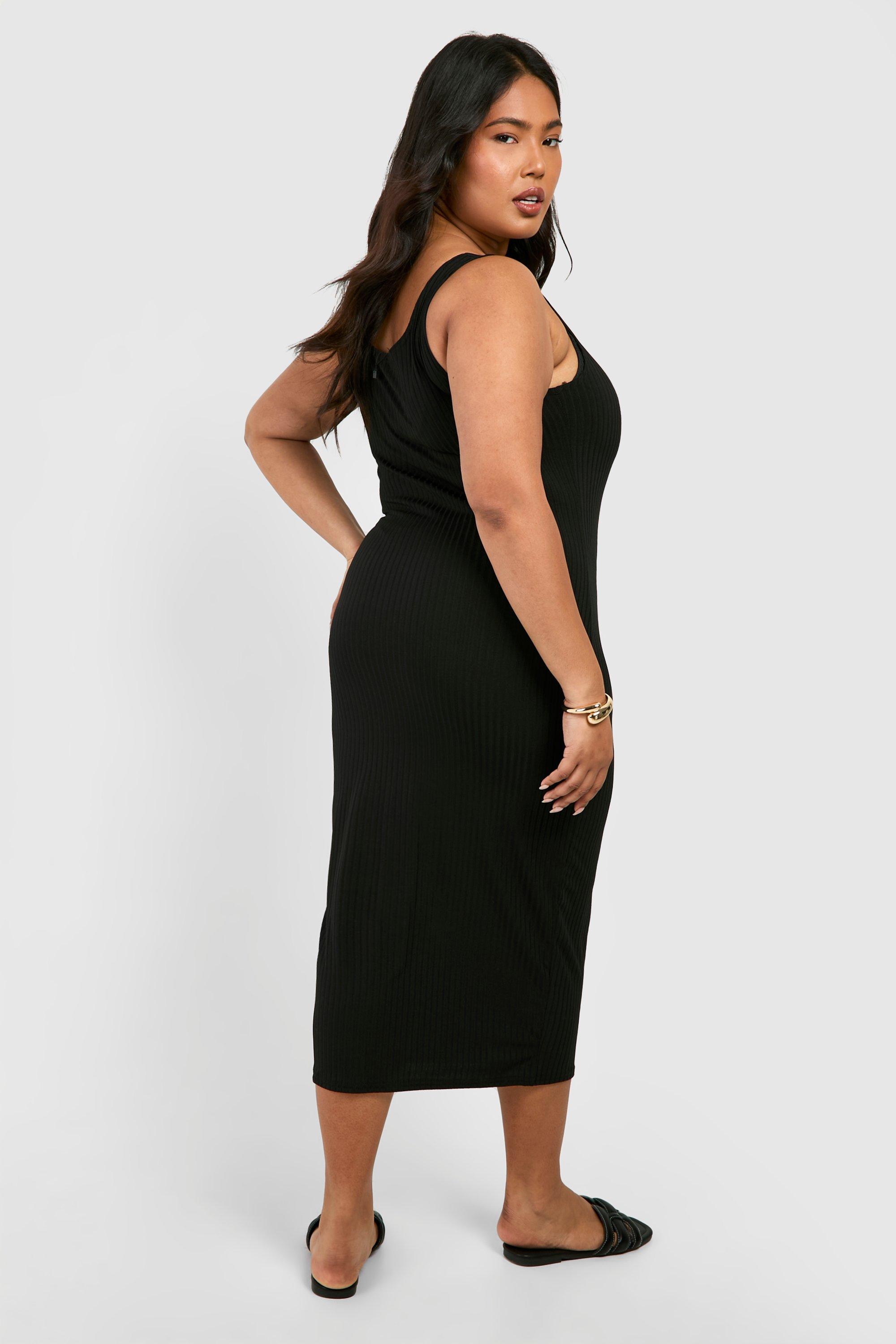 Plus Horn Button Midi Dress And Duster Two Piece boohoo USA