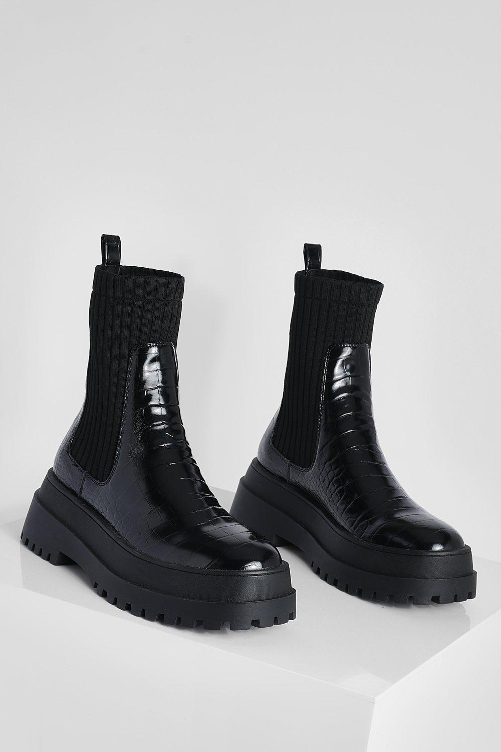 Bottines discount croco zara