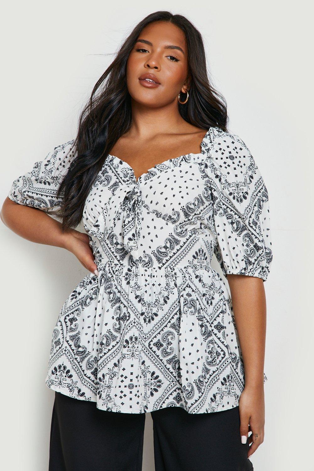 https://media.boohoo.com/i/boohoo/gzz12450_white_xl_3/female-white-plus-scarf-print-woven-peplum-top