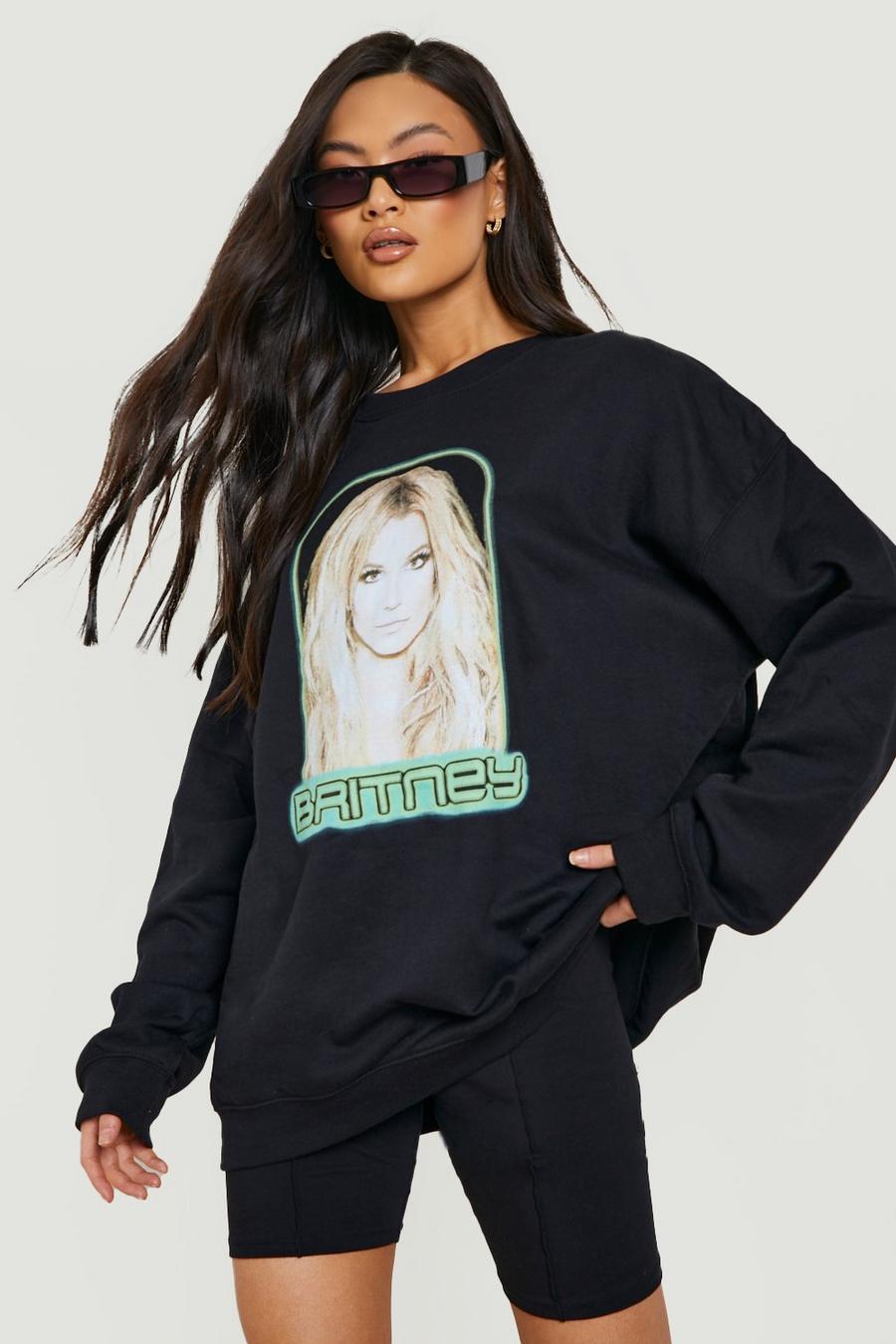 Black Britney Oversize sweatshirt