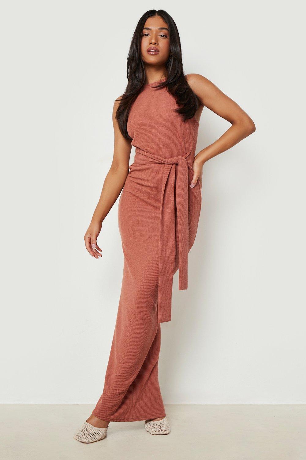 Maxi rust outlet dress