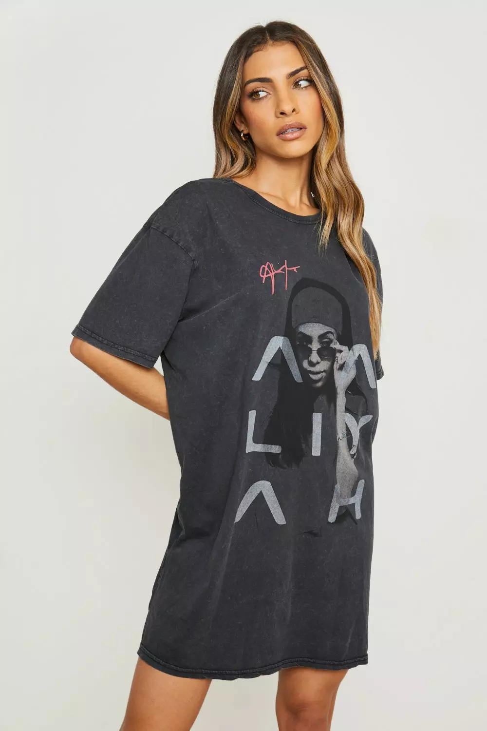 Long graphic clearance t shirt dress