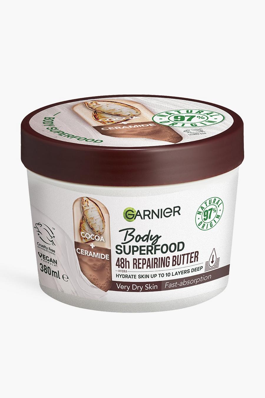White Garnier Repairing Body Butter With Cocoa & Ceramide for Very Dry Skin 380ml image number 1