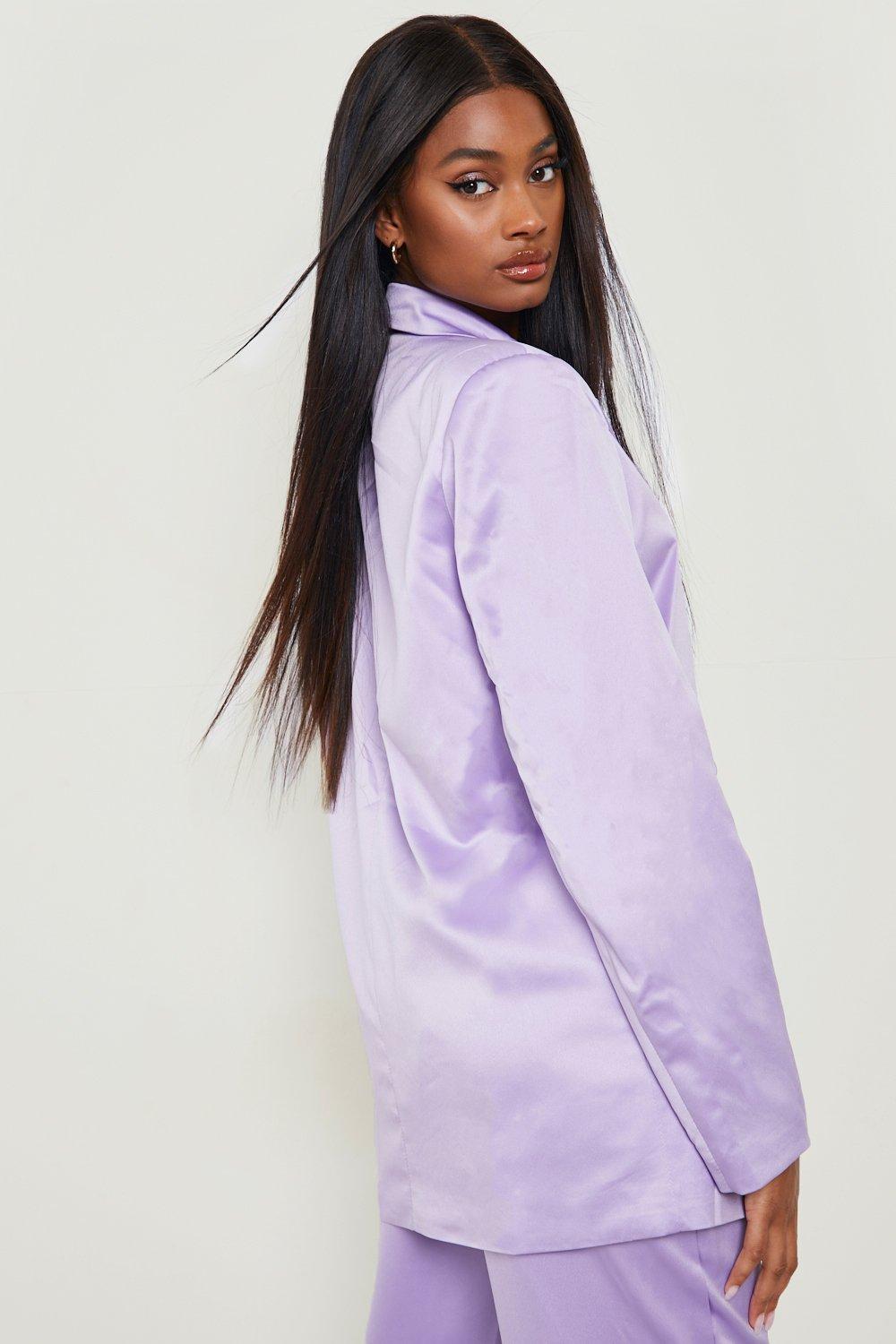 Lilac oversized sale blazer