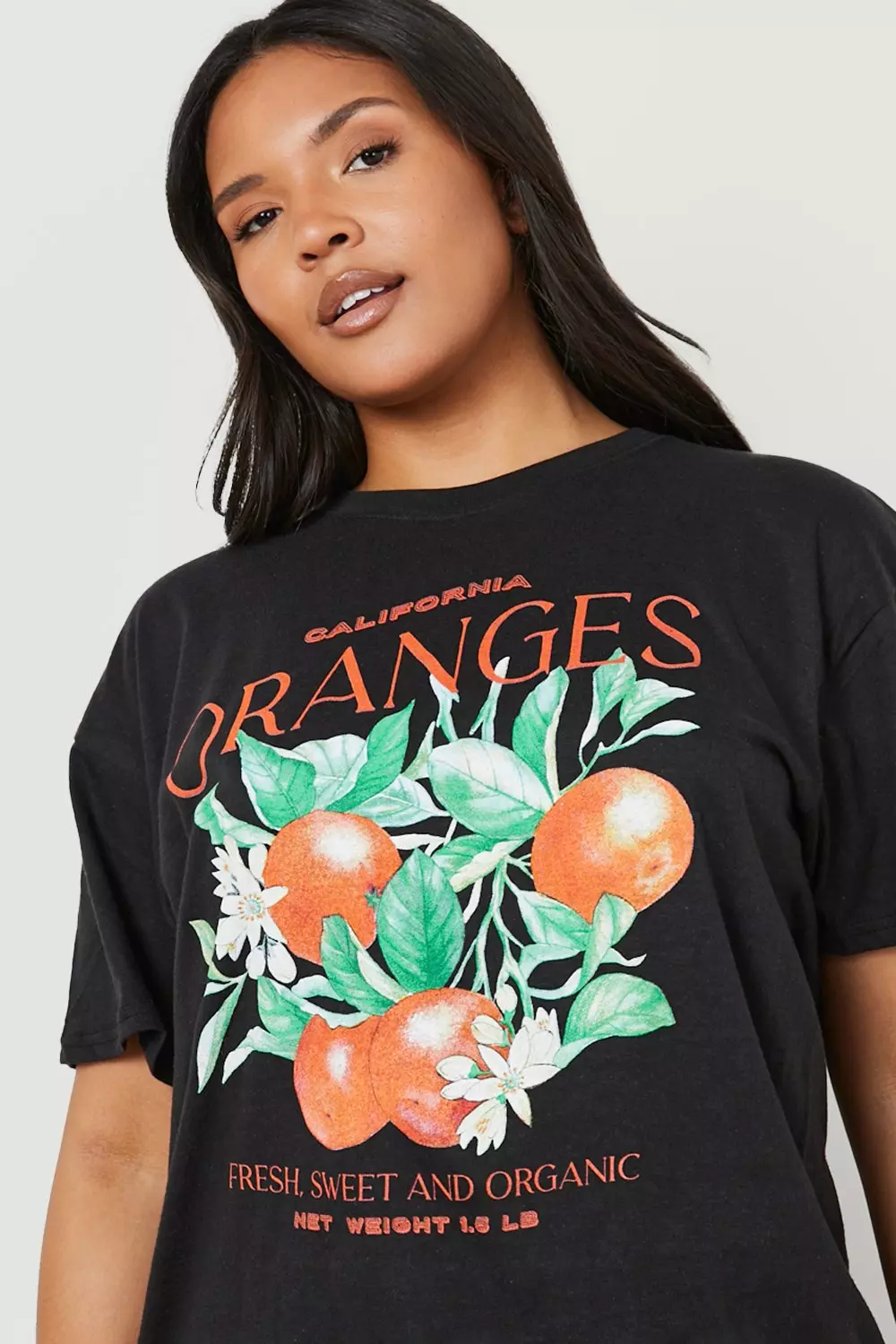 shirt with oranges on it