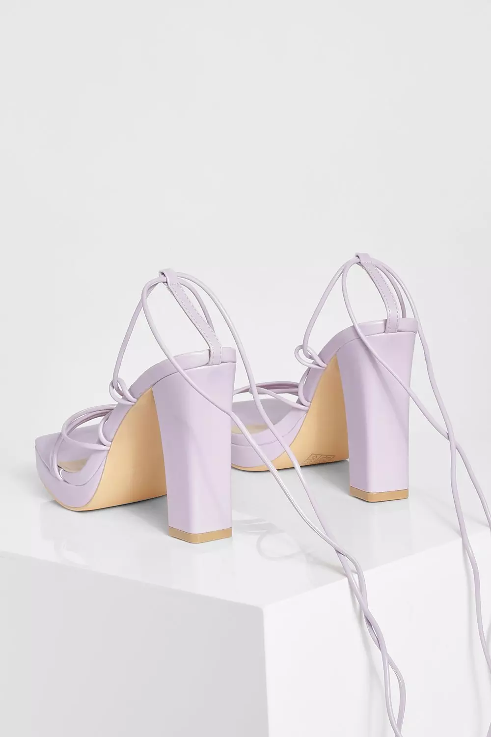 Lilac platform heels online