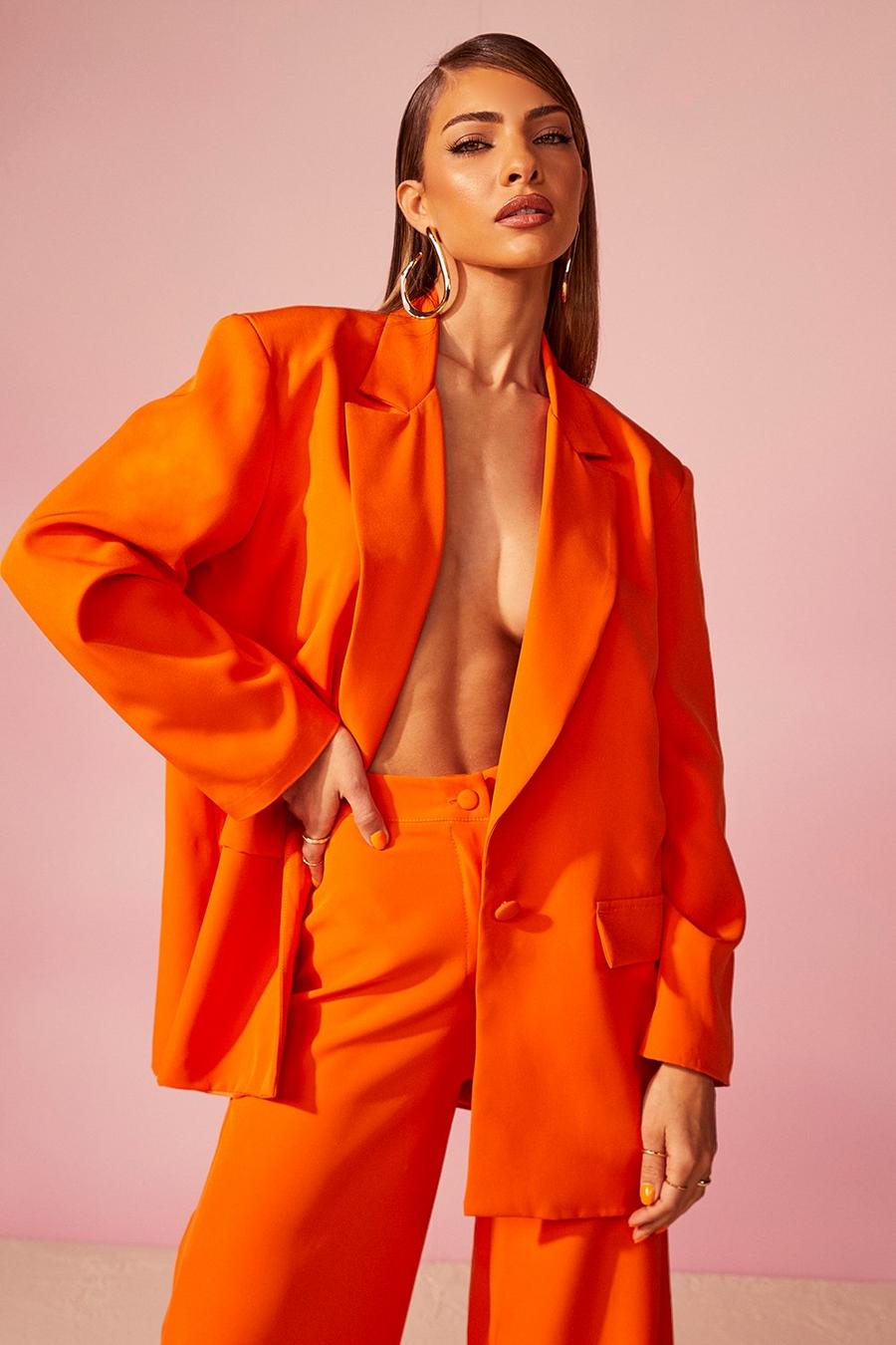 Tangerine Premium Oversized Tailored Blazer image number 1