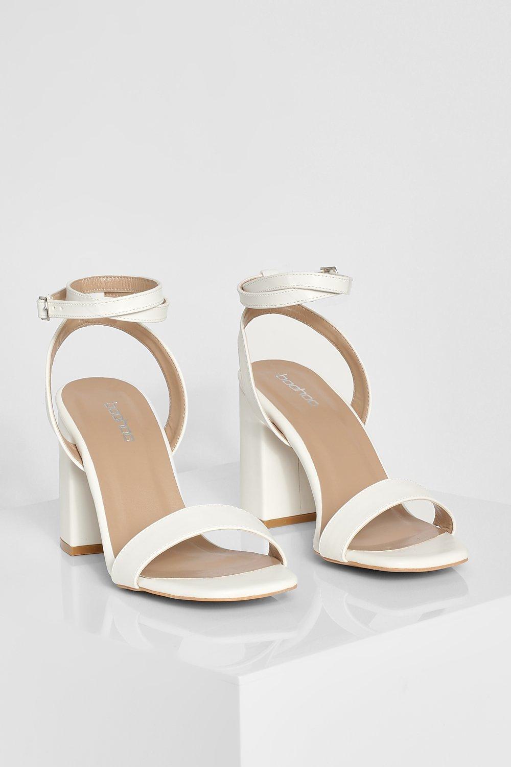 Wide Width Two Part Block Heels