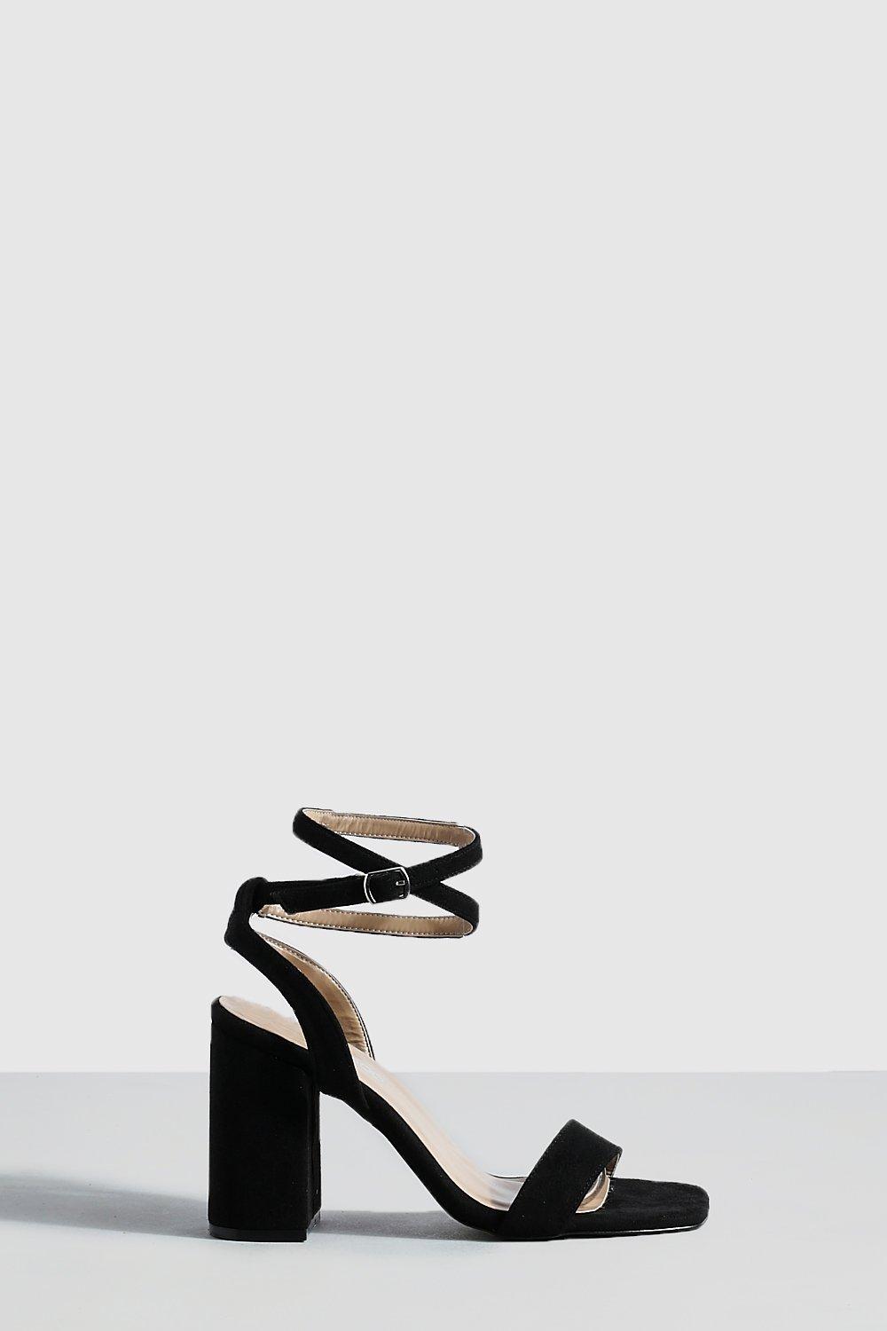 Wide Width Two Part Block Heels