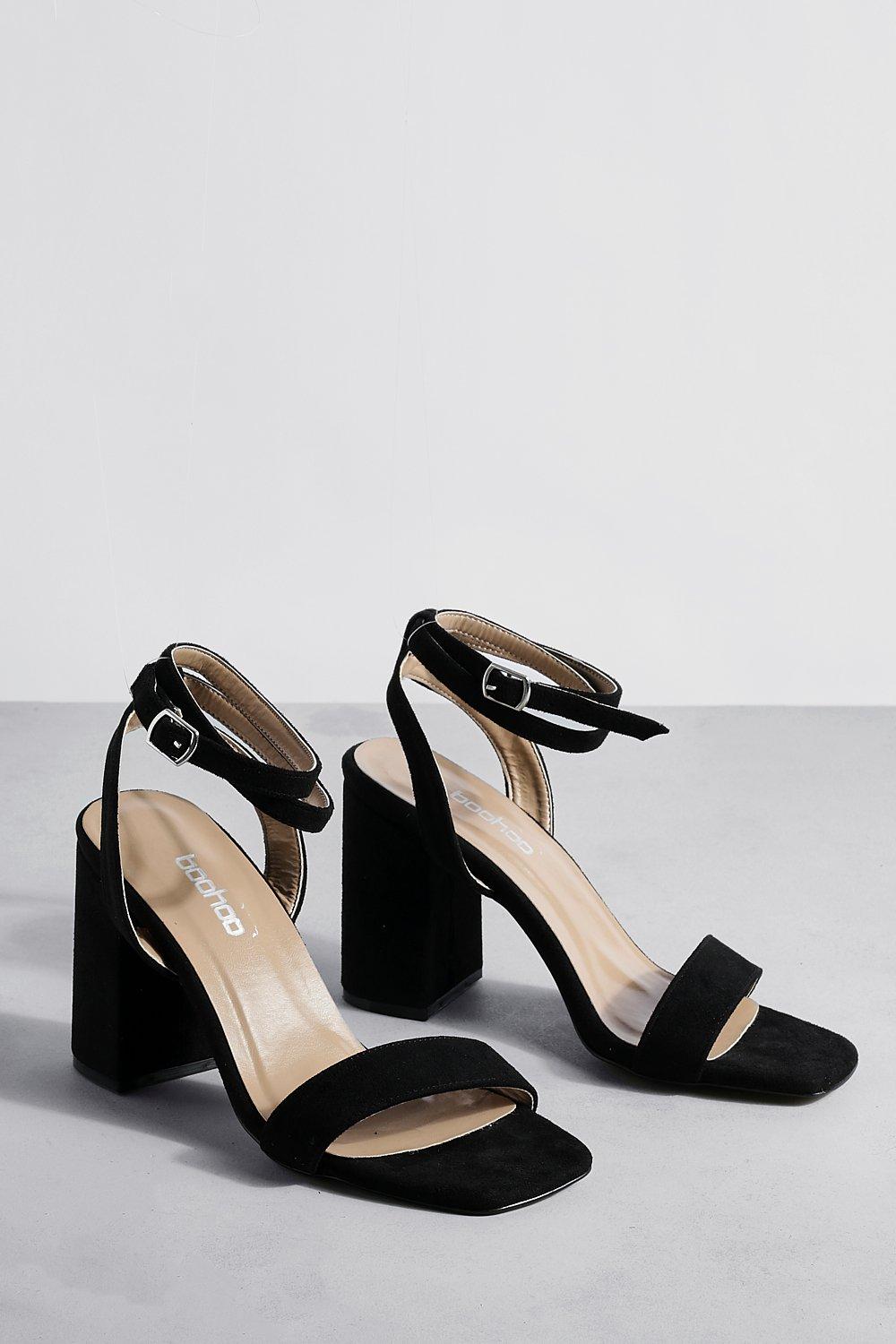 Boohoo best sale block heels