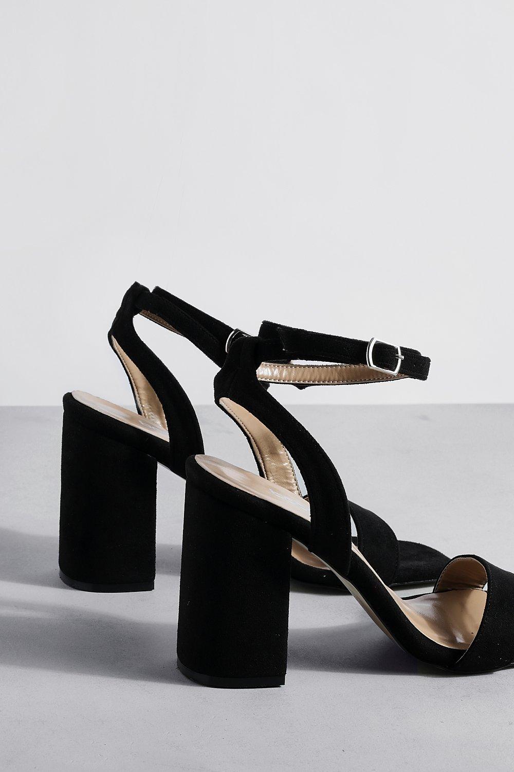 Wide Width Two Part Block Heels