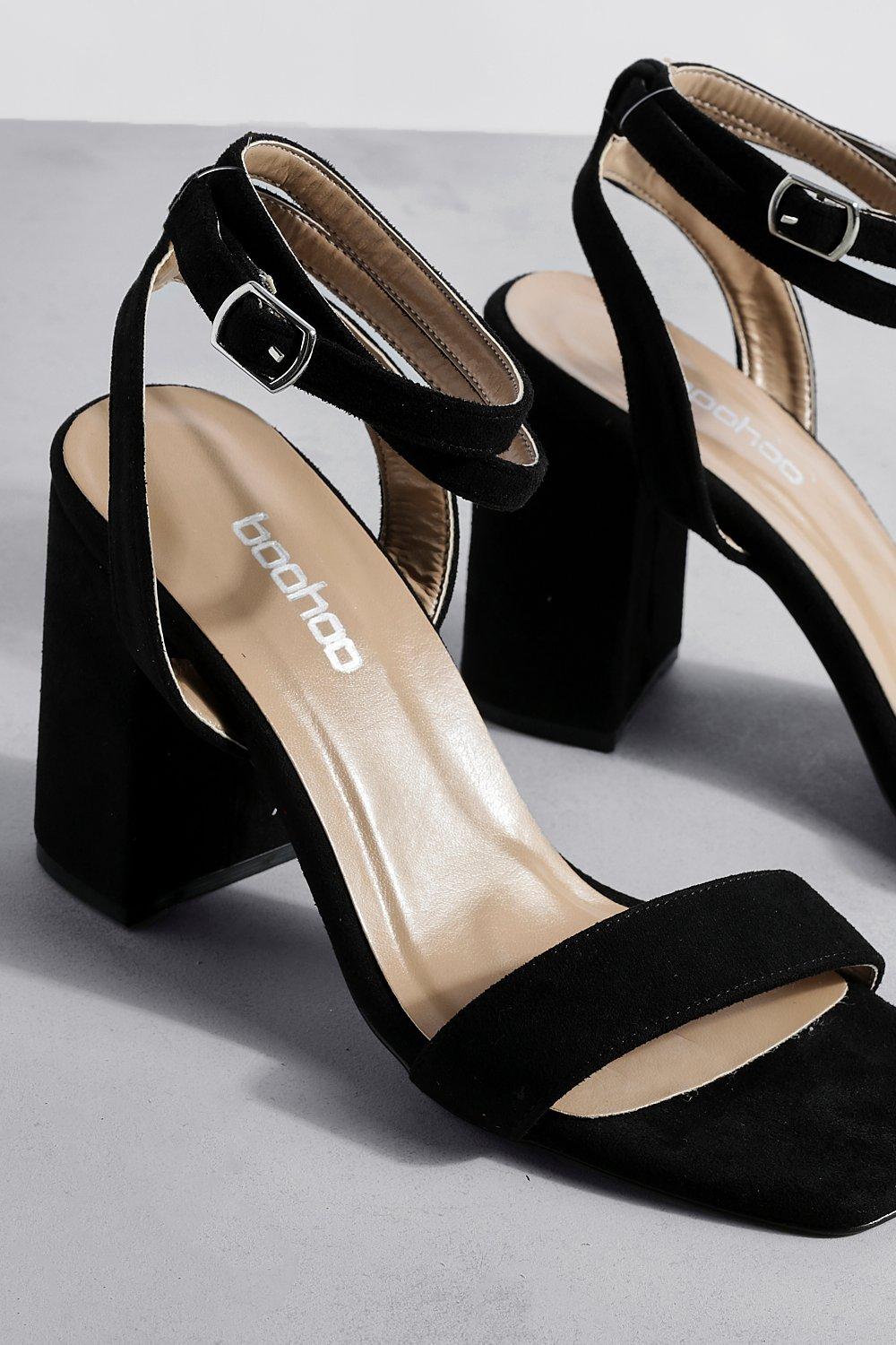 Boohoo black hot sale heels