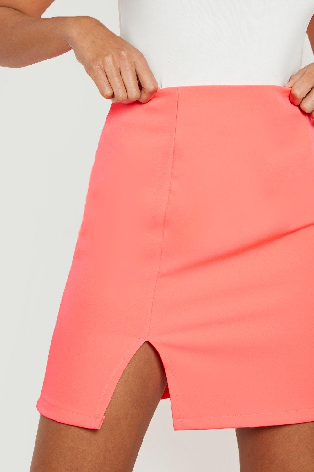 Neon mini pencil skirt best sale