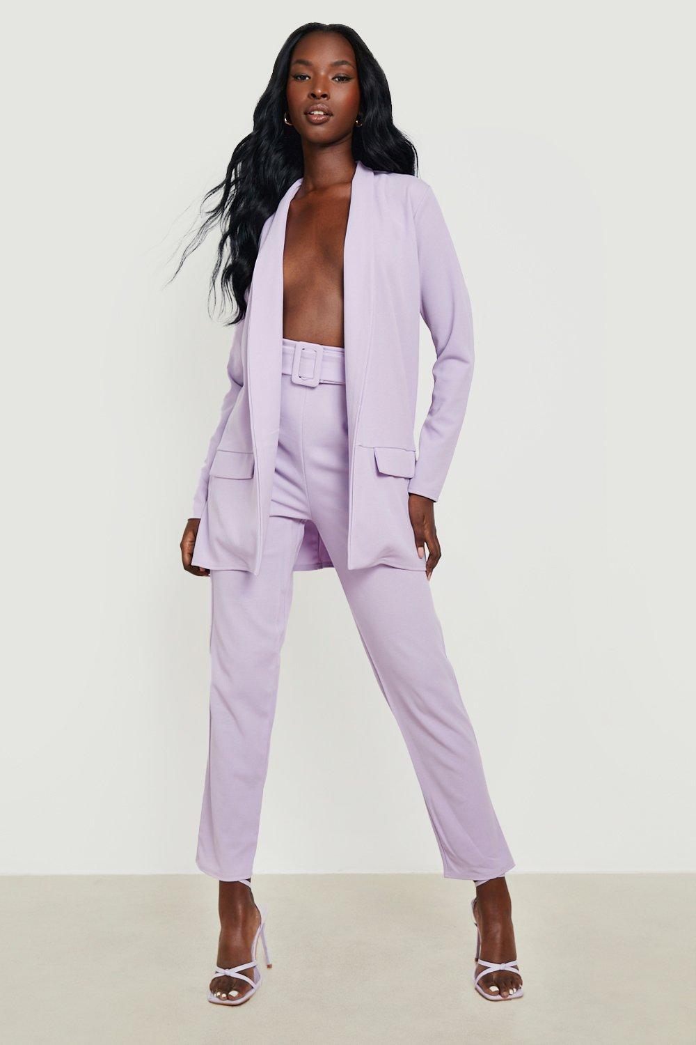 Lilac trouser outlet suit