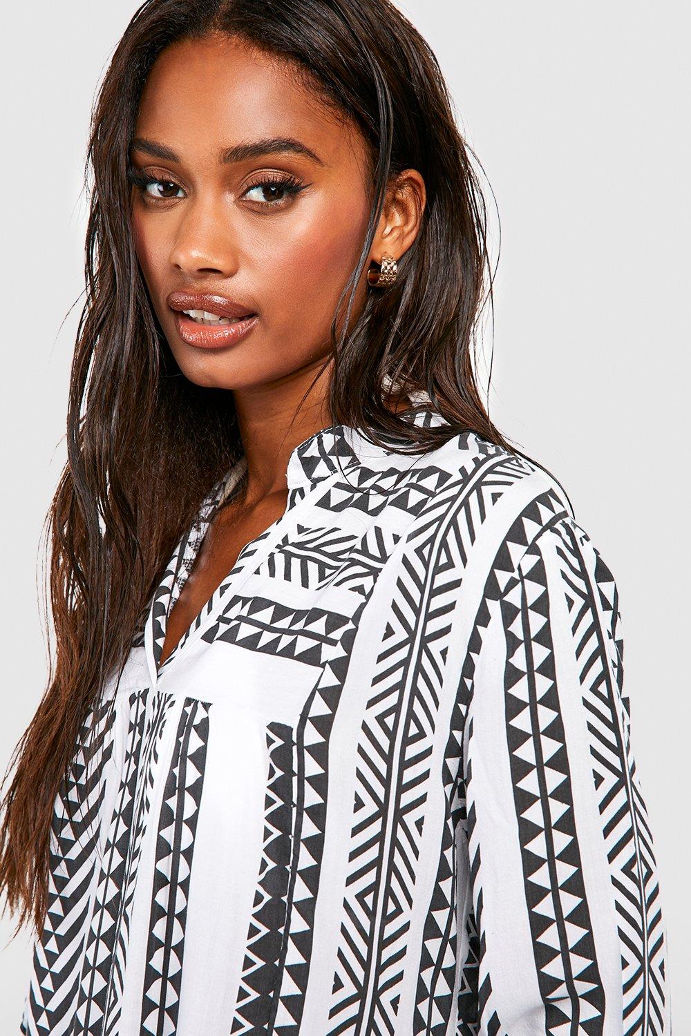 Boohoo black outlet kaftan