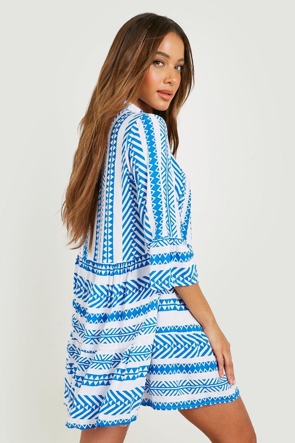 boohoo beach kaftan