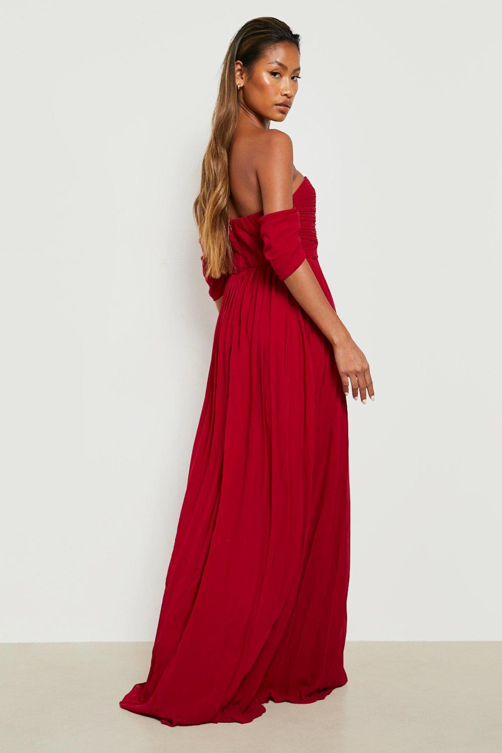 Berry bardot outlet dress