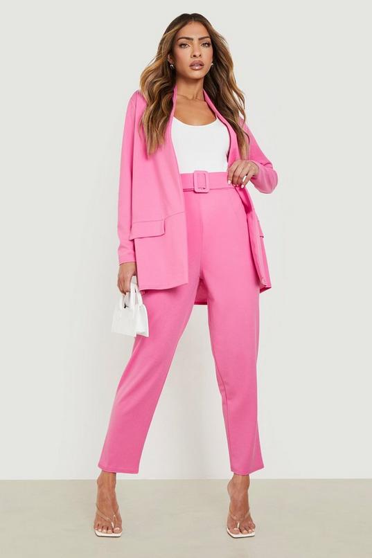 Womens Clothing Suits Trouser suits Pink Boohoo Synthetic Floral Skeleton Print Shirt And Swims Set in Light Pink 