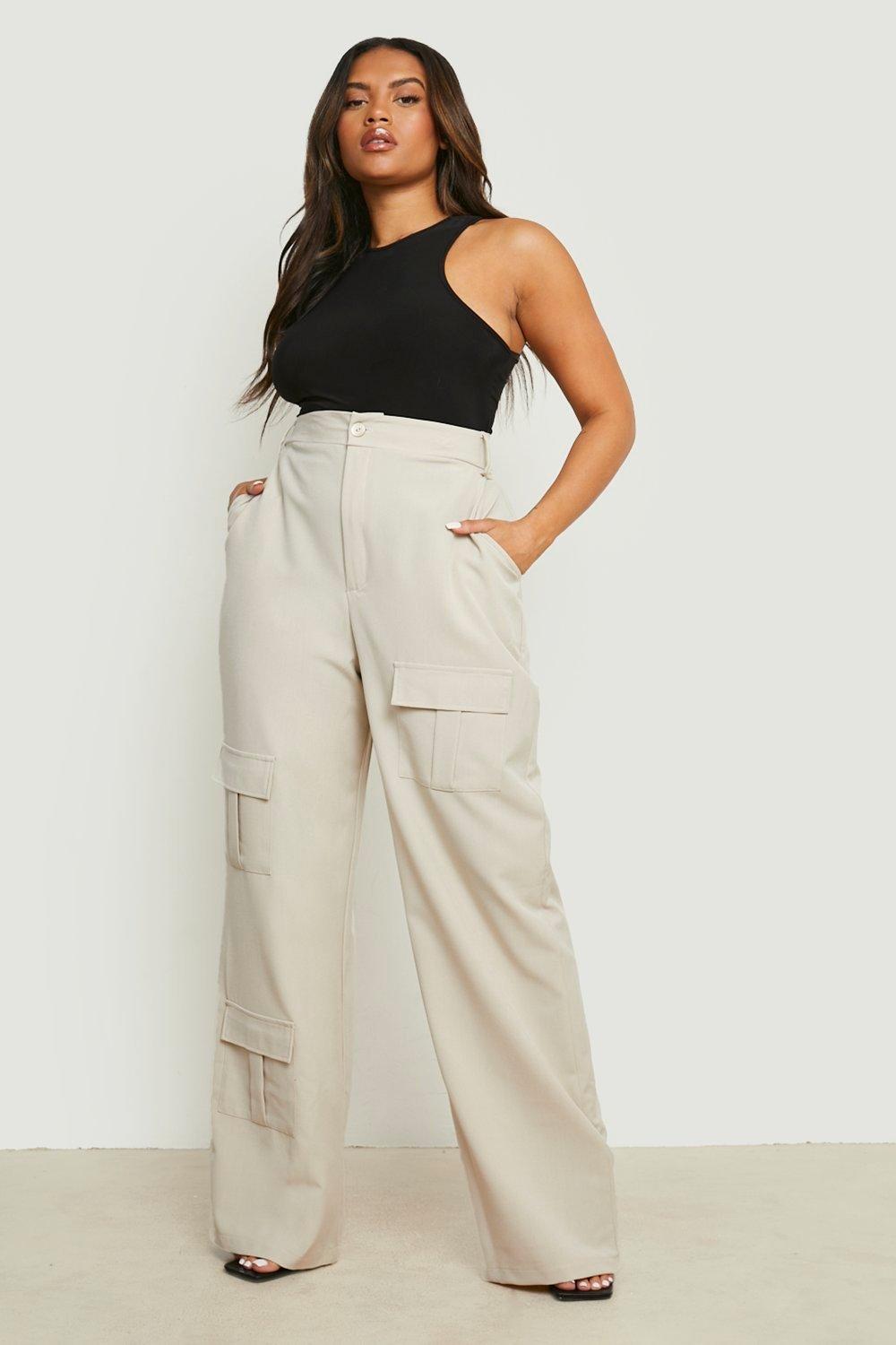 Pantalon Cargo Large Femme