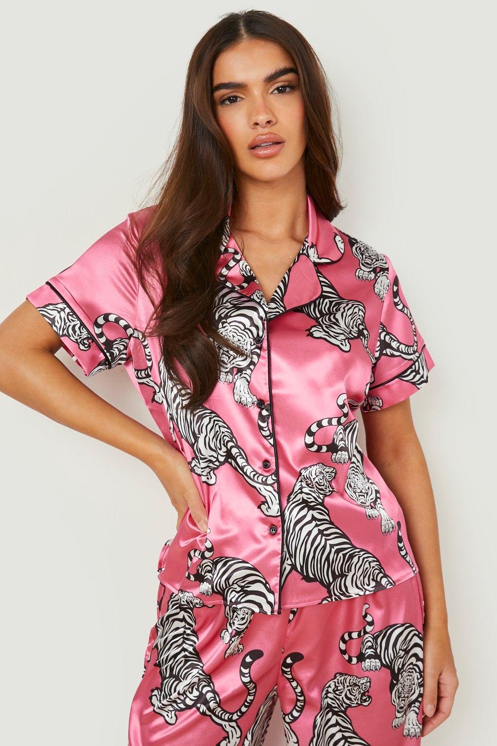 Boohoo tiger pyjamas new arrivals