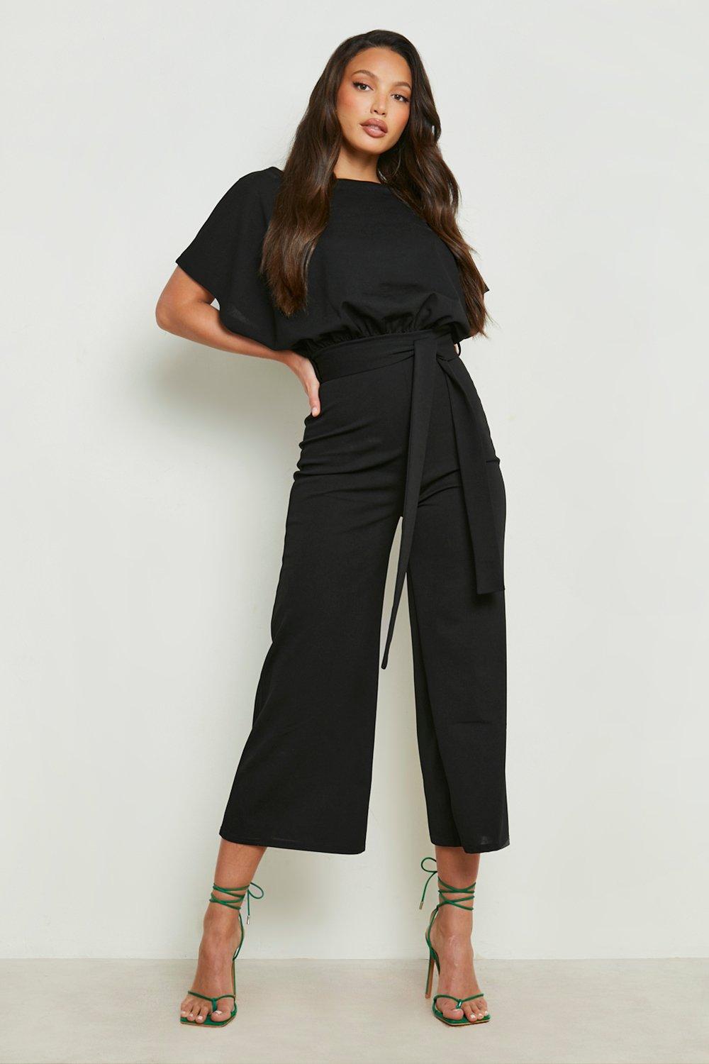 Boohoo best sale culotte jumpsuit