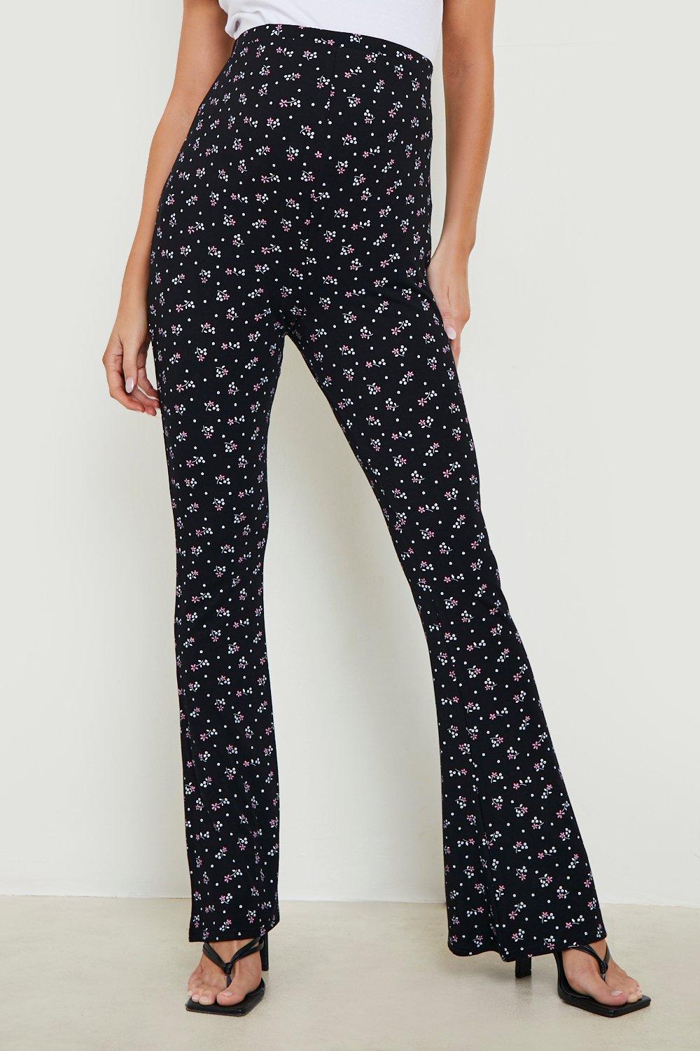 Floral flare leggings best sale