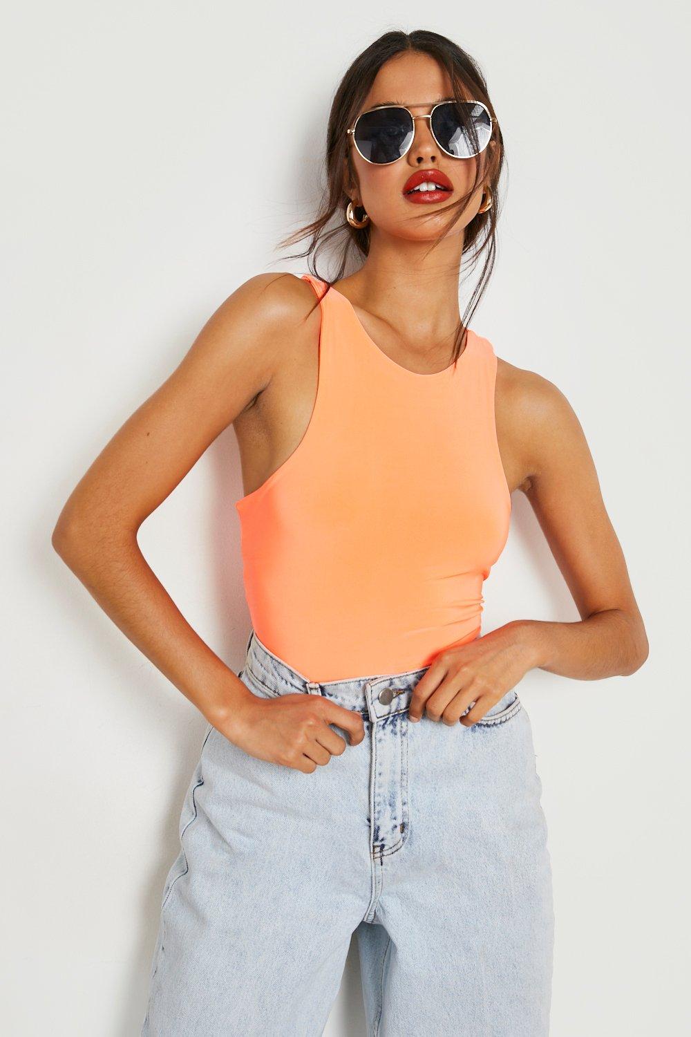 boohoo neon bodysuit