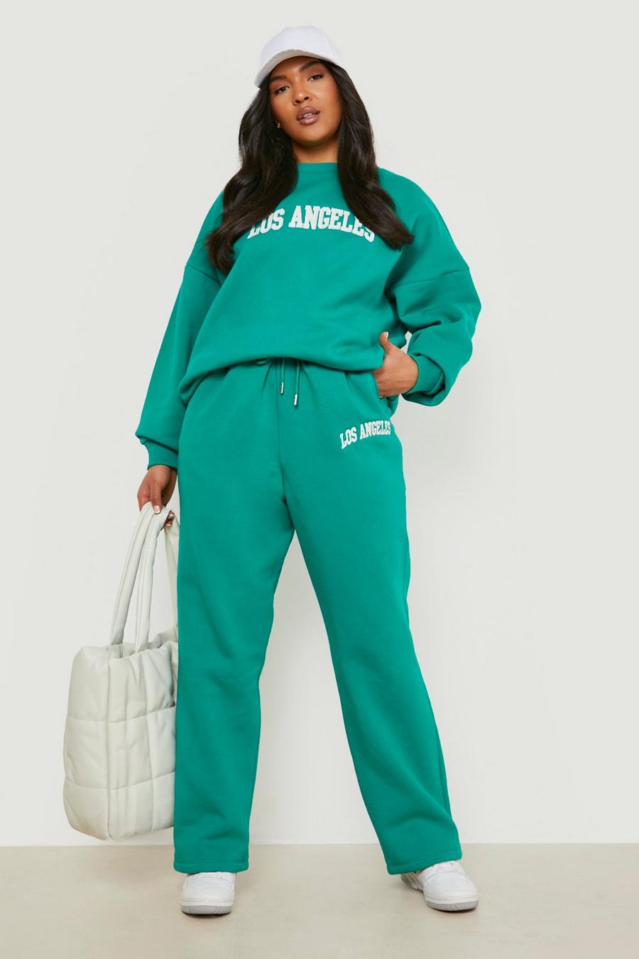 Winwinus Womens Solid-Colored Plus-Size Fashion Casual Tracksuit Set