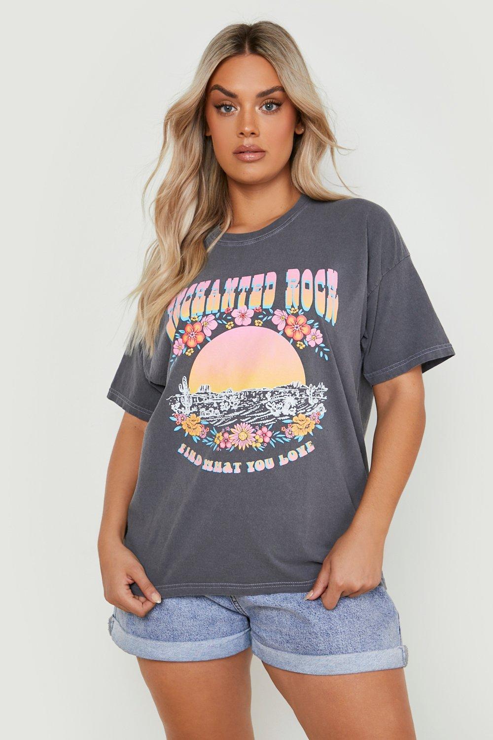 plus size ladies t shirts uk
