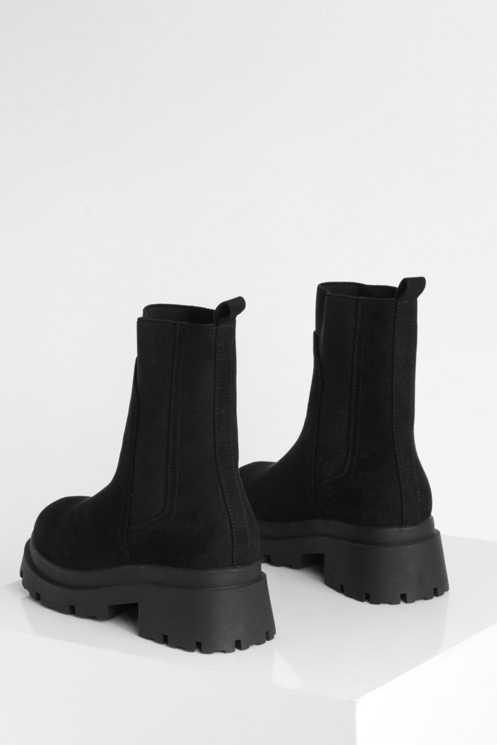 Wide fit outlet heeled chelsea boots