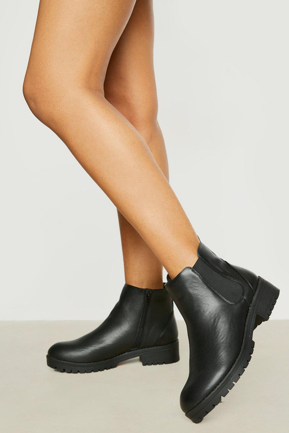 Pull on chelsea clearance boots