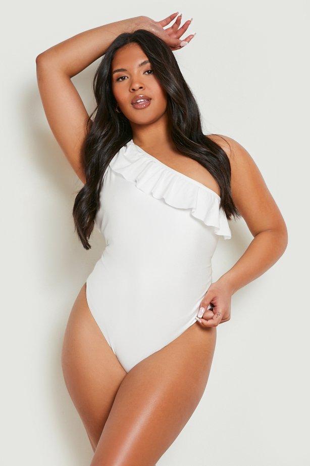 White off the shoulder on sale swimsuit