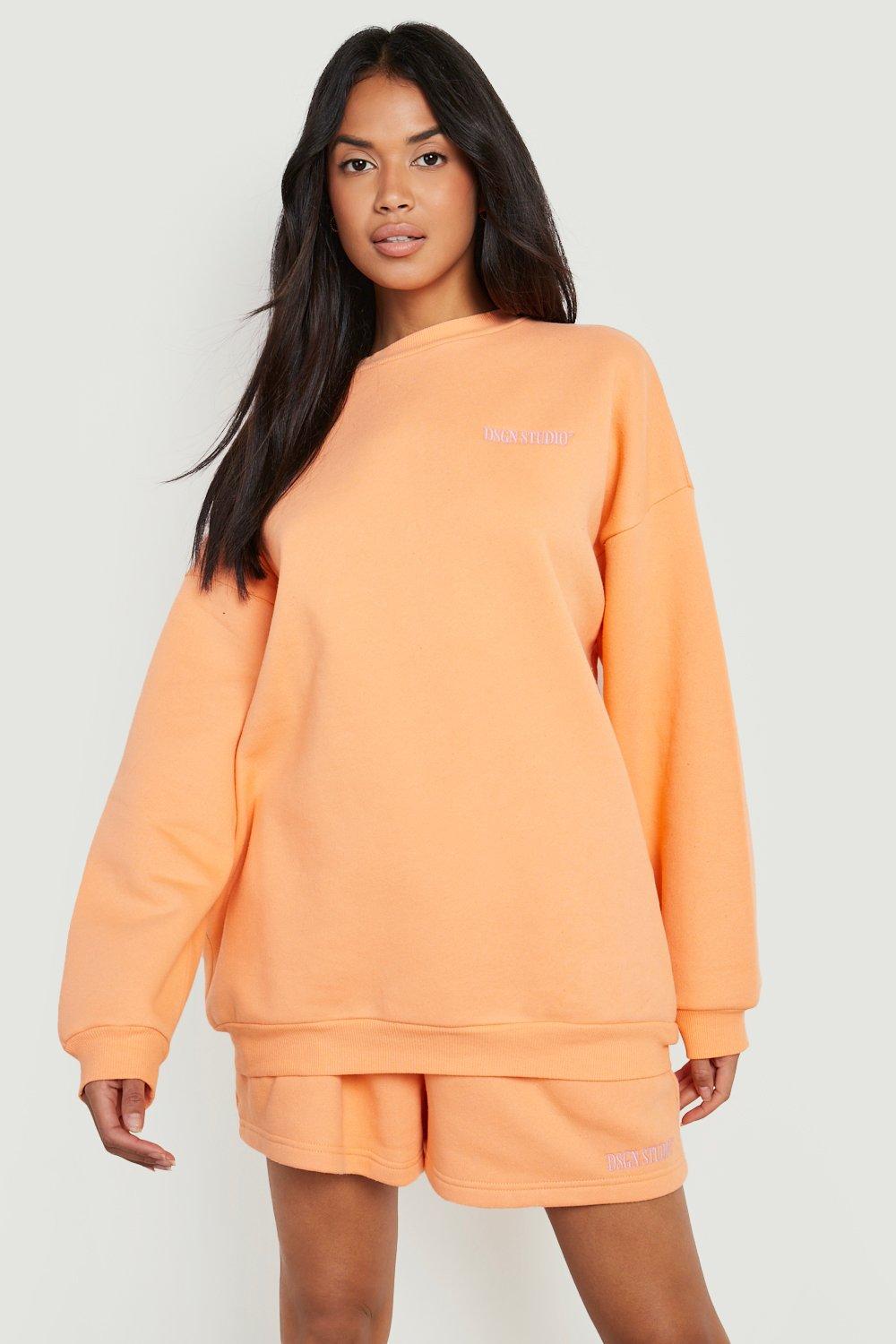 orange tracksuit boohoo