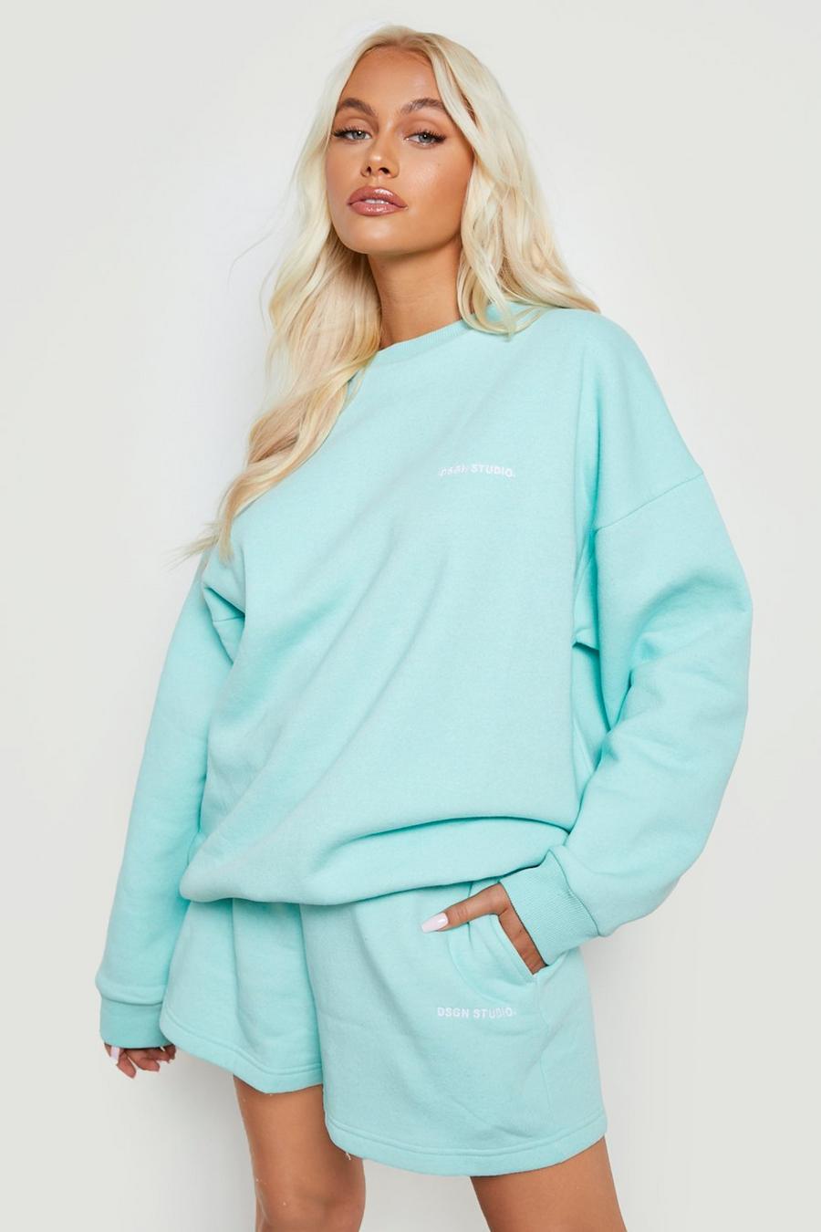Dsgn Studio Embroidered Short Tracksuit | boohoo