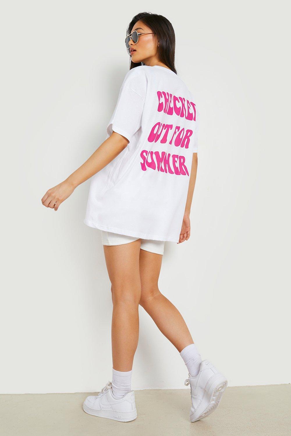 Oversized T-Shirt Met Print boohoo