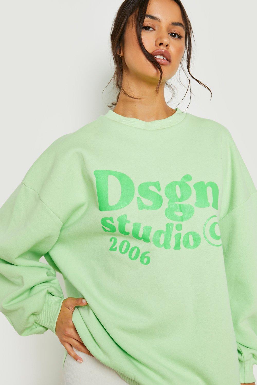 Neon cheap oversized sweatshirt