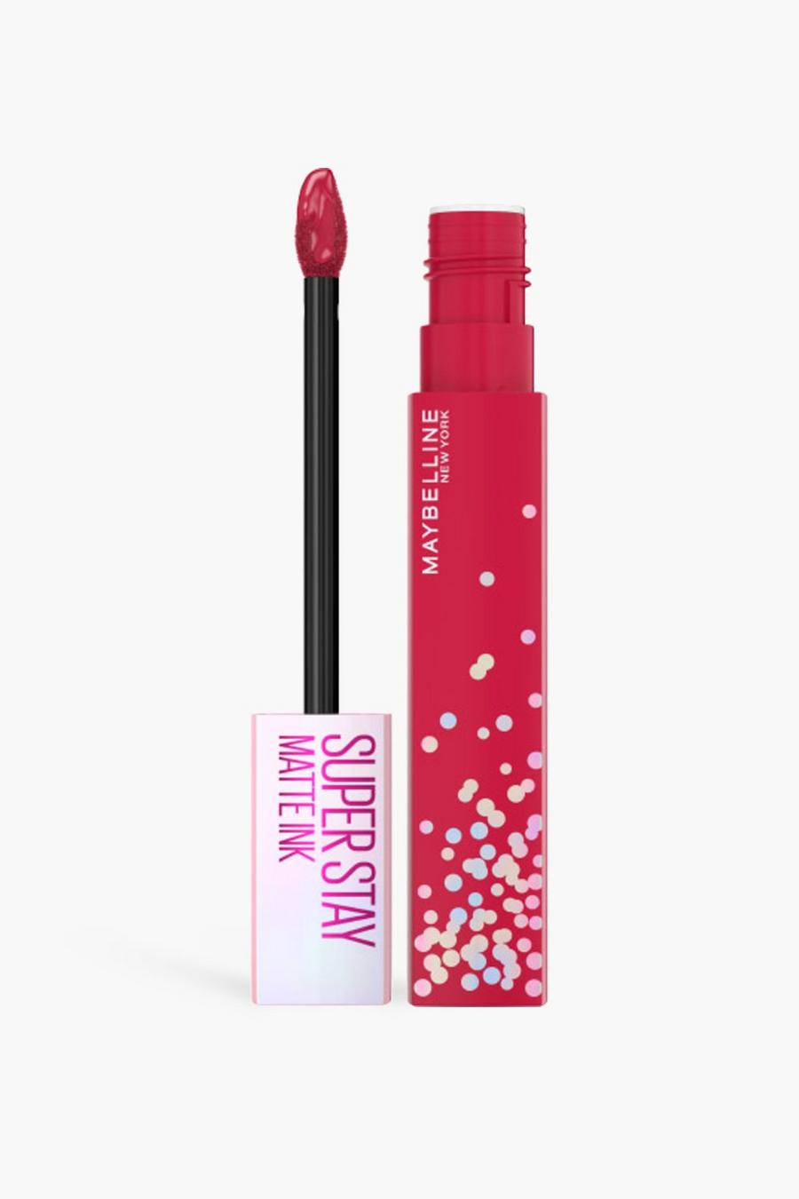 Coral rosa שפתון נוזלי ורוד מט SuperStay של Maybelline, מהדורת Birthday
