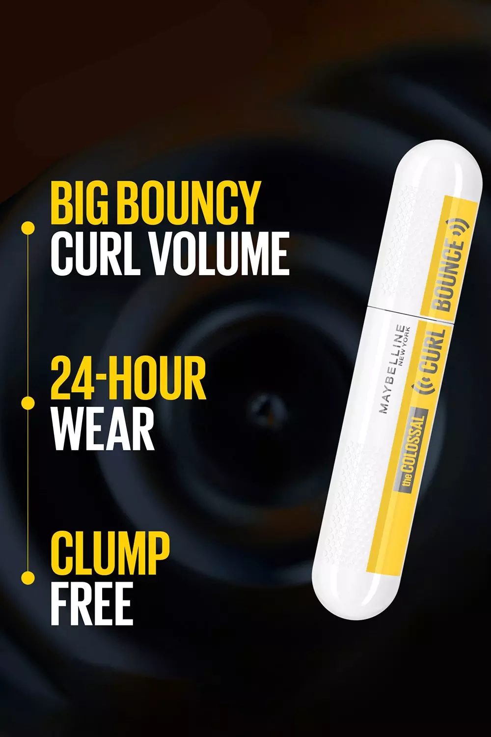 Black Maybelline Colossal Curl Bounce Mascara alternative image