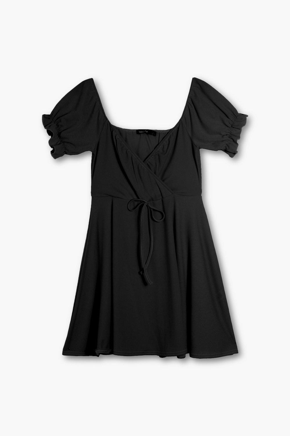 Off The Shoulder Skater Dress boohoo UK