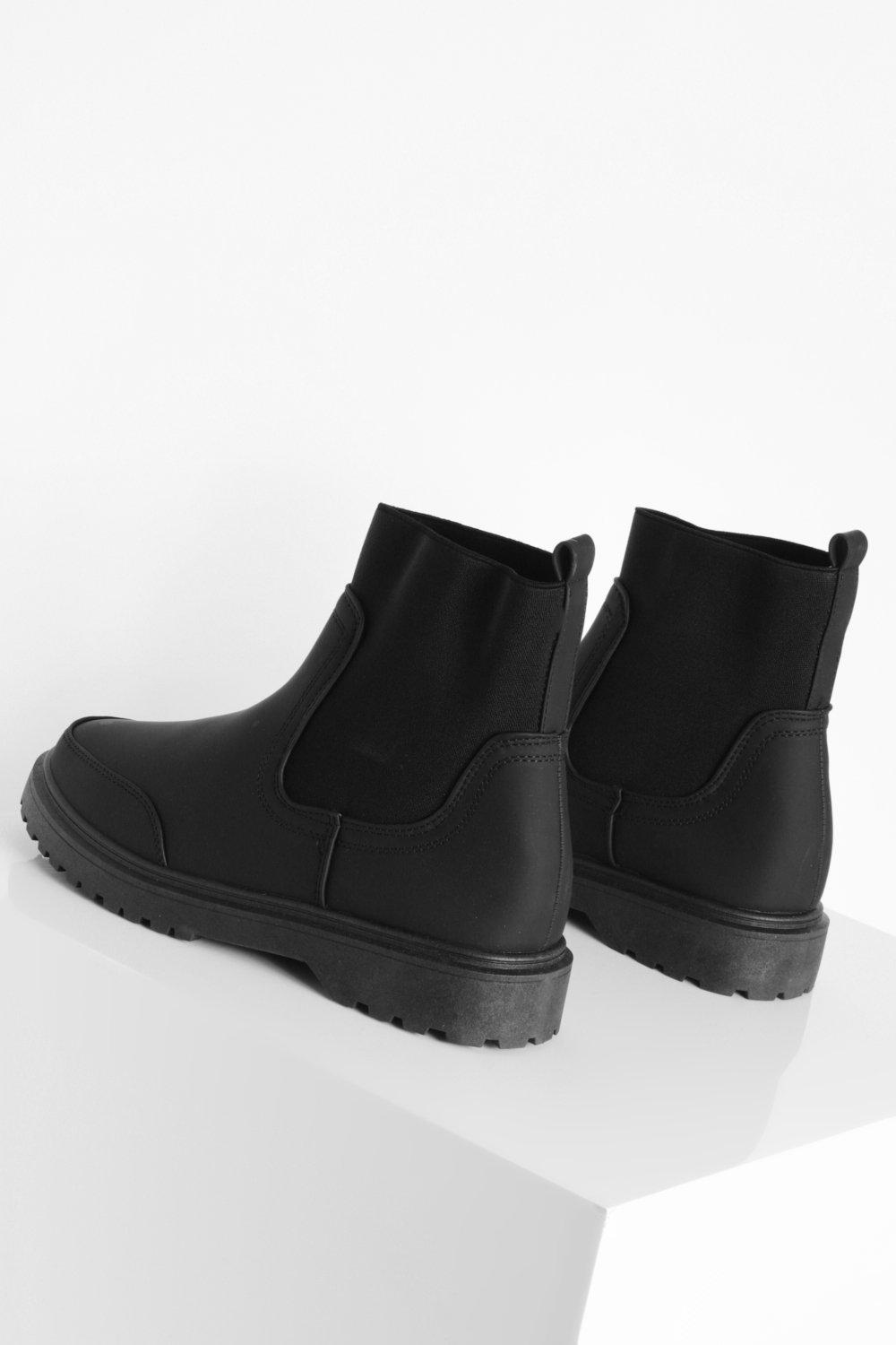 Men's rubber 2025 chelsea boots