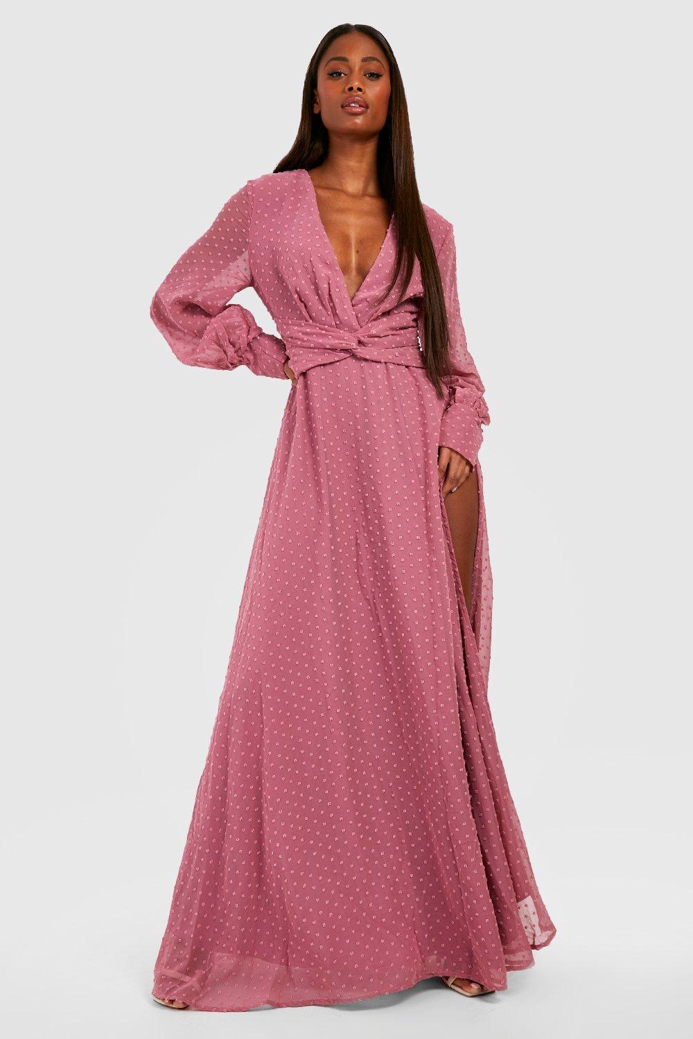 Boohoo best sale robe maxi