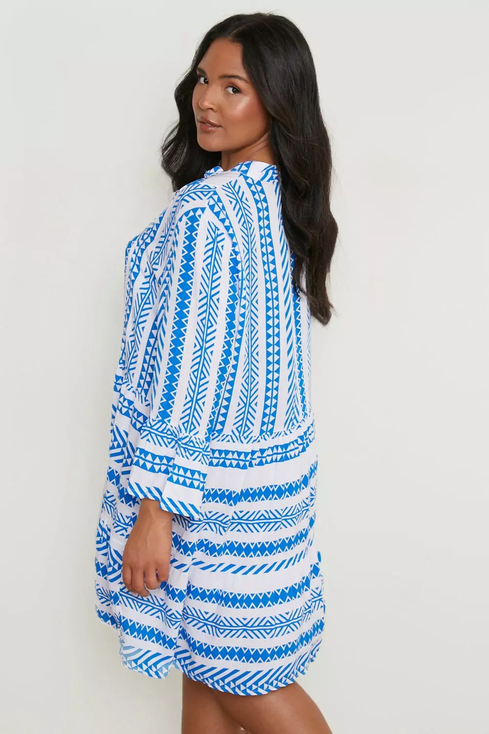 Boohoo 2024 aztec dress