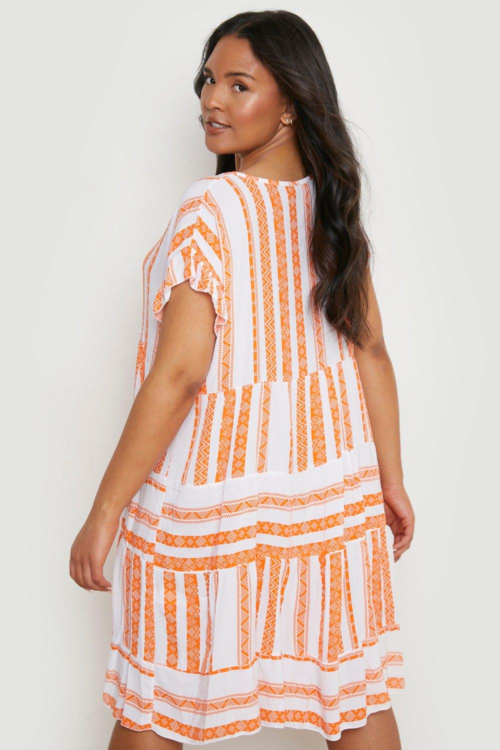 Boohoo best sale aztec dress