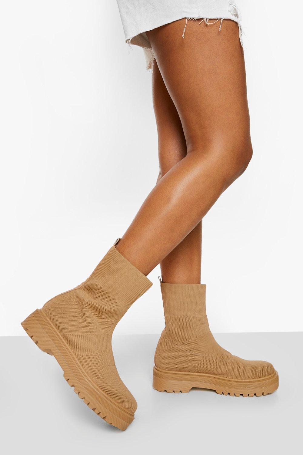 Knitted Sock Boots