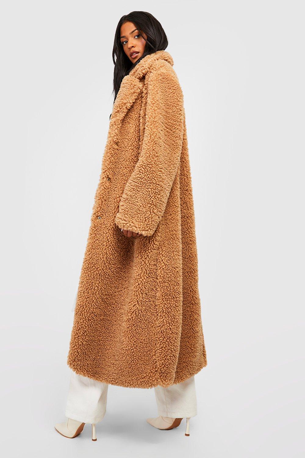 Teddy bear coat on sale tall