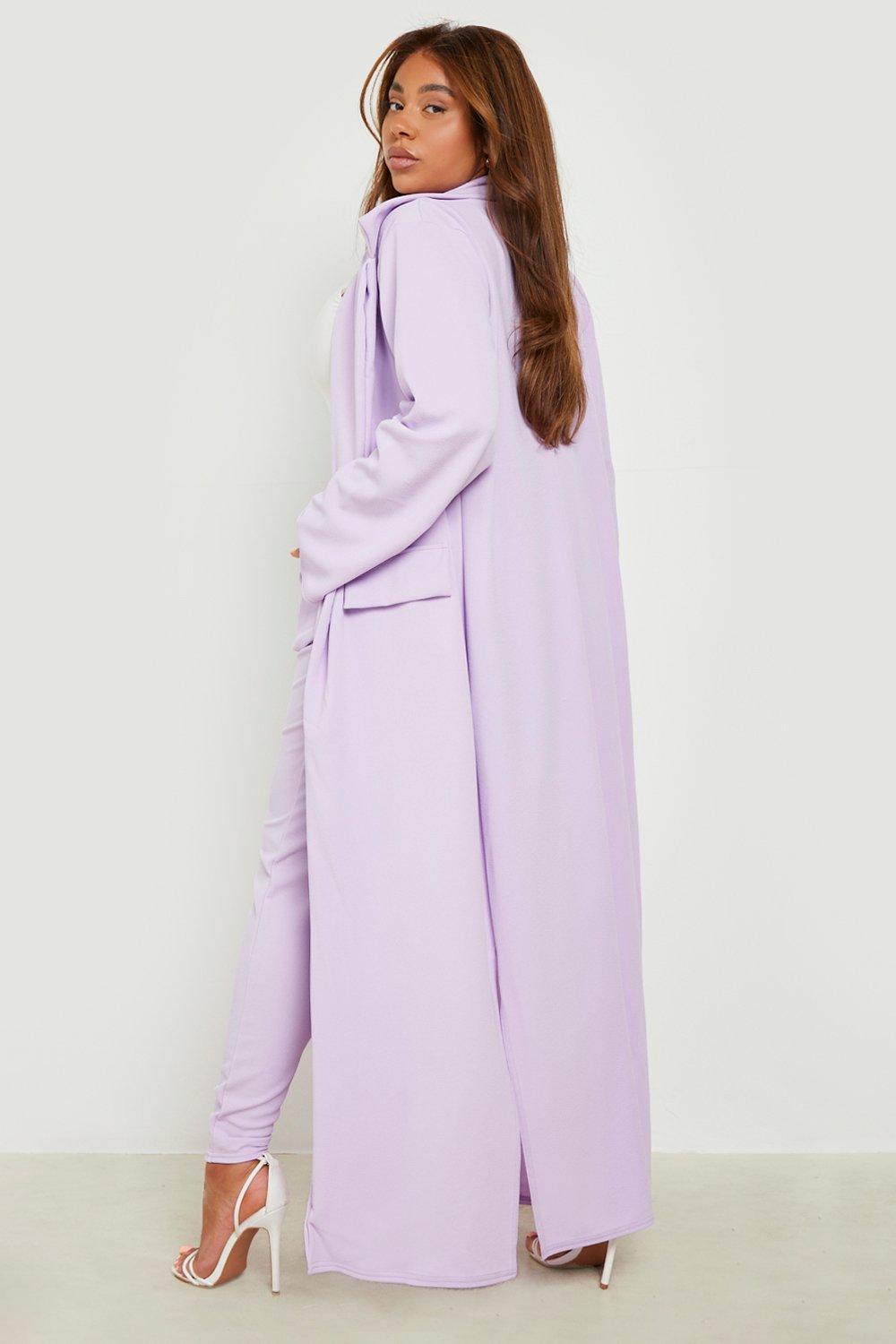 Lilac duster coat sale