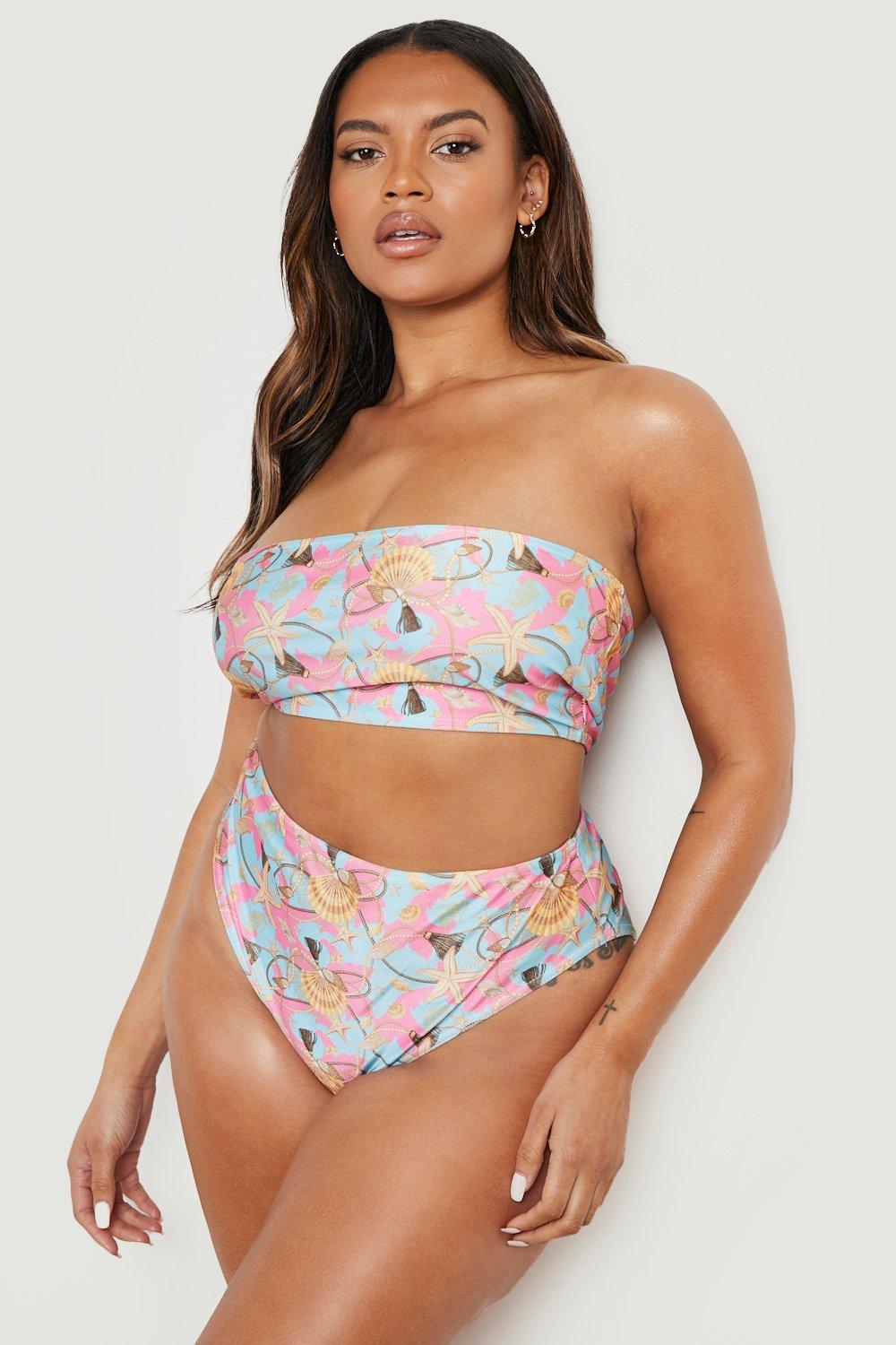 Plus bandeau cheap swim top