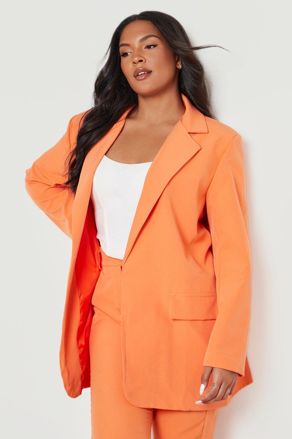 Ladies orange outlet trouser suit